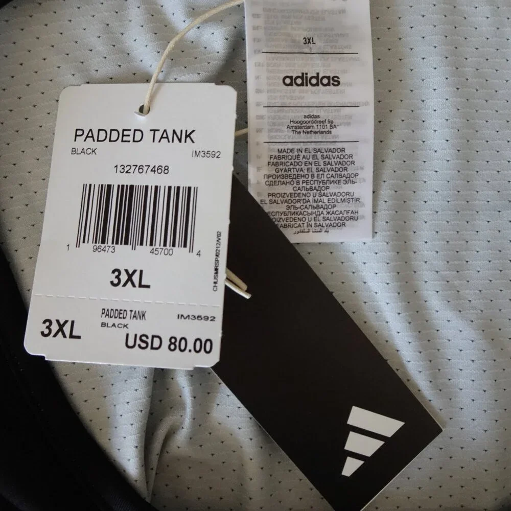 adidas padded tank